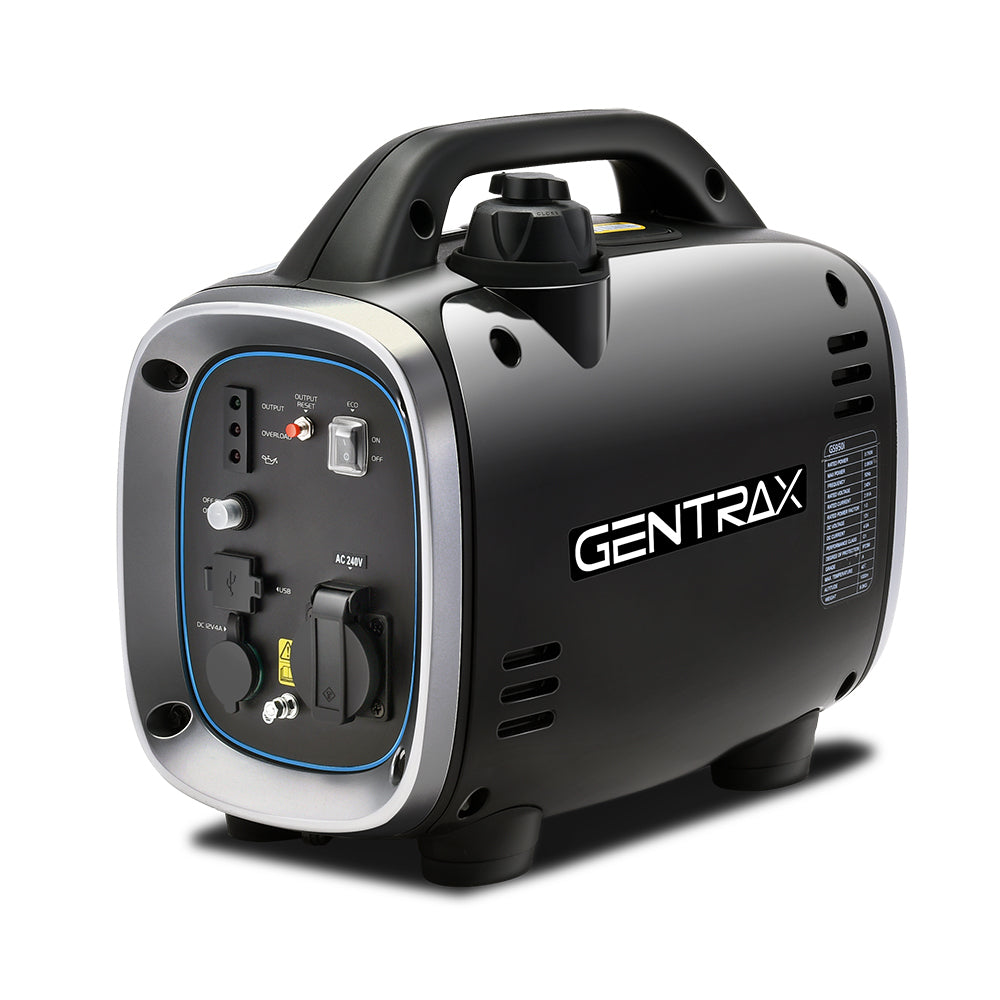 Super Light Quiet 800W Inverter Generator with USB - Gentrax