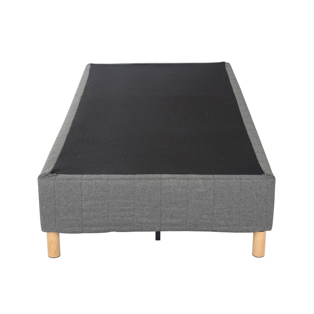 Metal Bedframe Mattress Foundation Dark Grey – Double