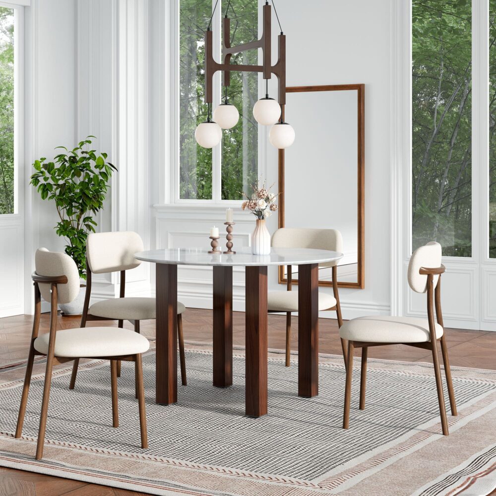 Willowmarble Round Dining Table