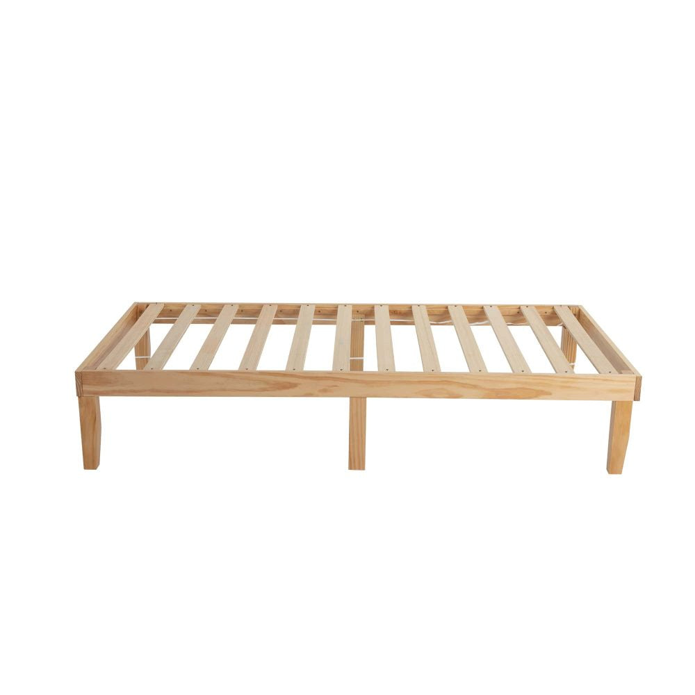 Durable Wooden Bed Frame, Modern Design, Single Size