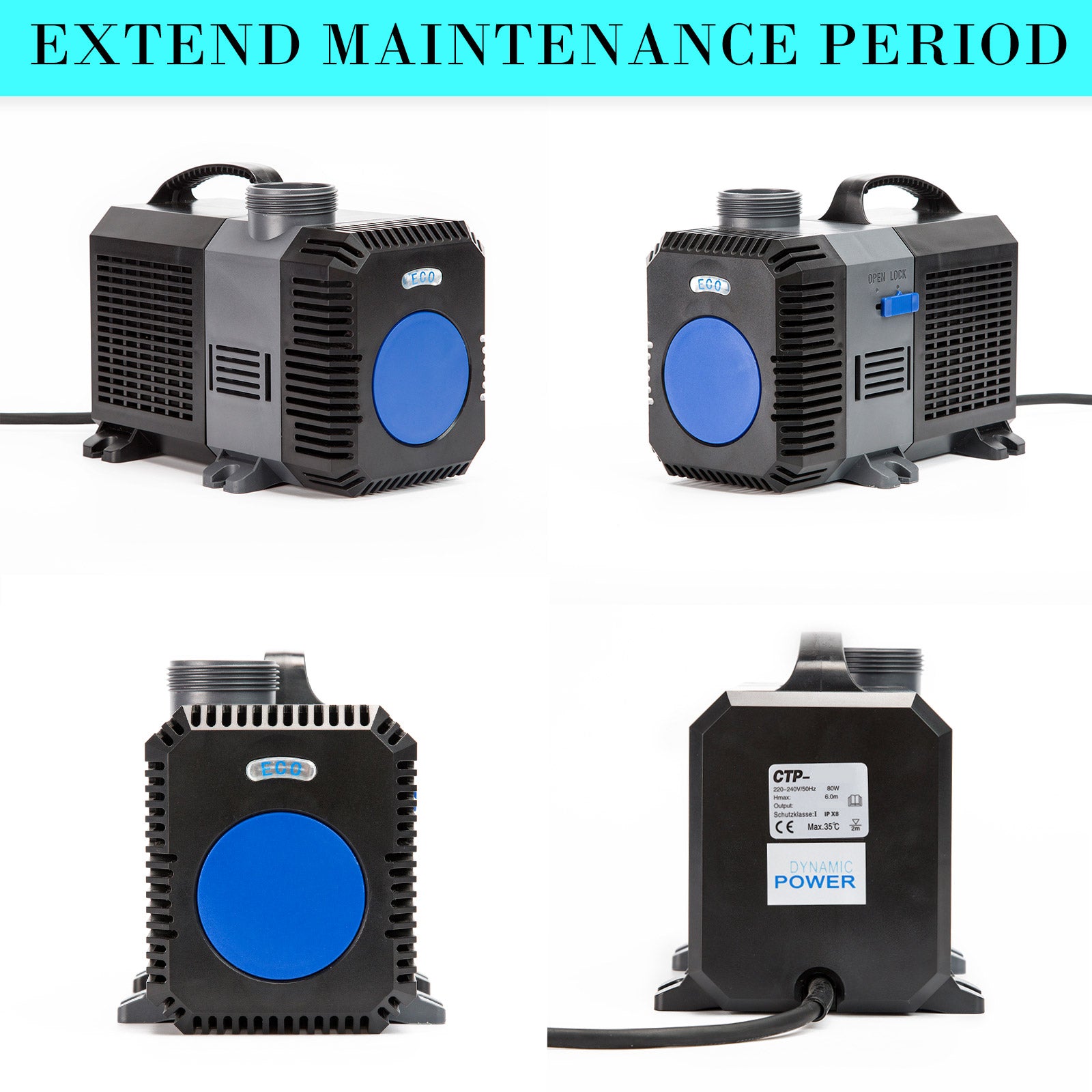 10000L/H Submersible Water Pump, Energy Efficient, Dynamic Power