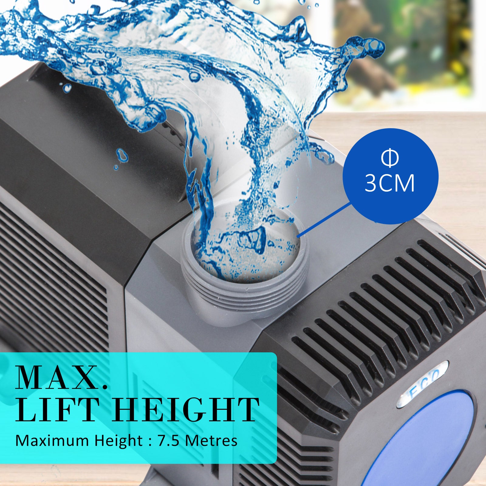 High Flow Submersible Aquarium Pond Pump 16,000L/H