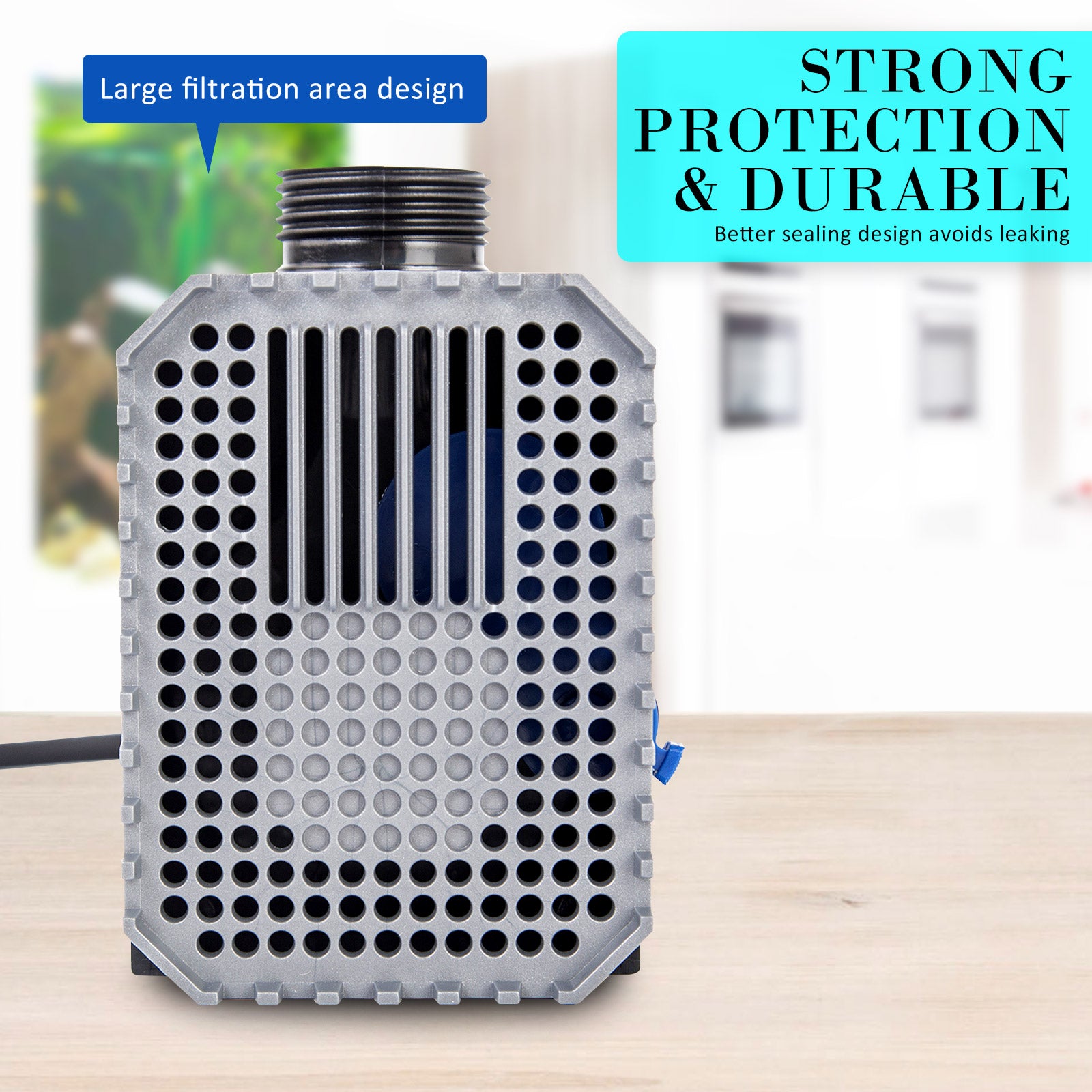 Energy Efficient Submersible Aquarium Water Pump 2500L/H 45W