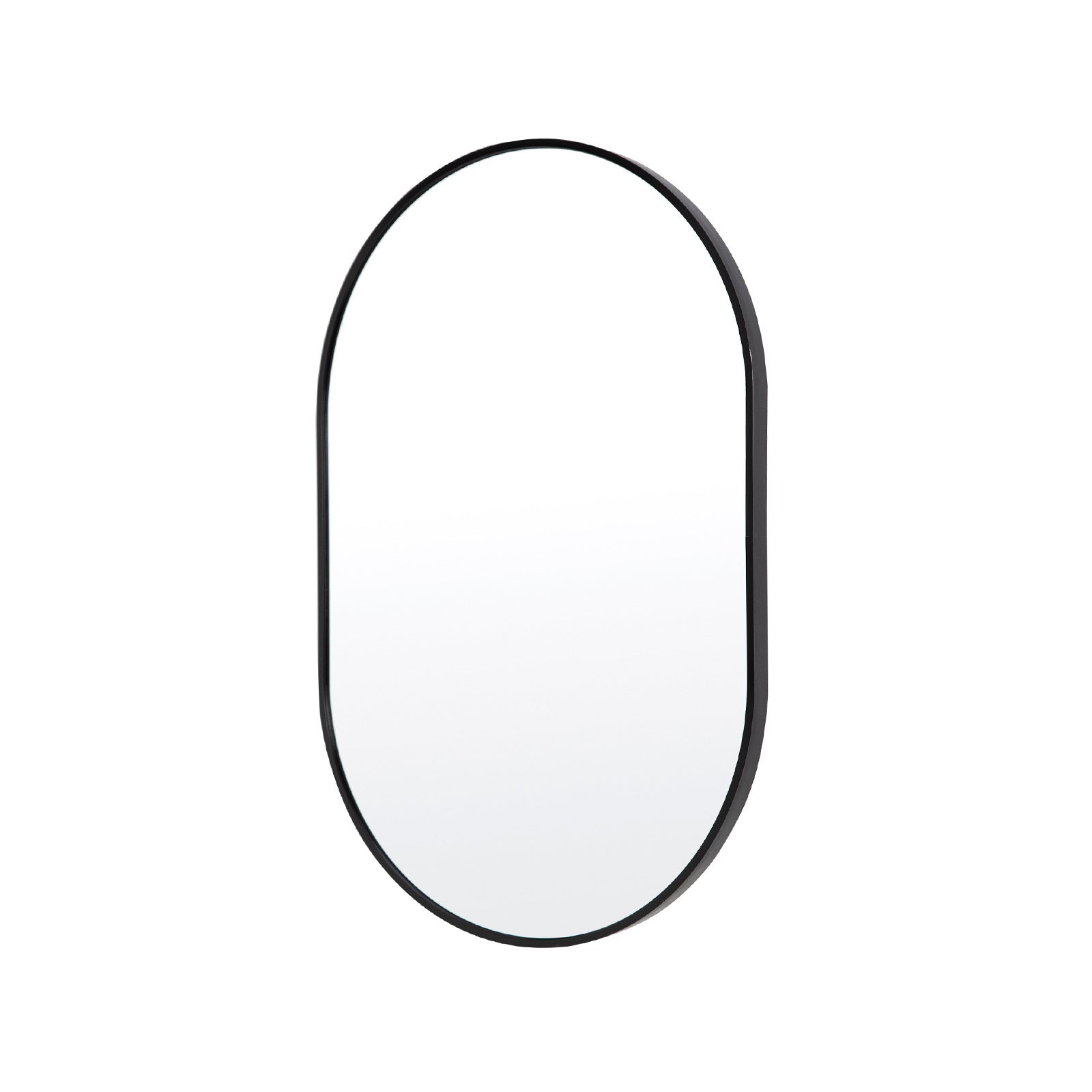 Waterproof Oval Wall Mirror Aluminum Frame 50x75cm