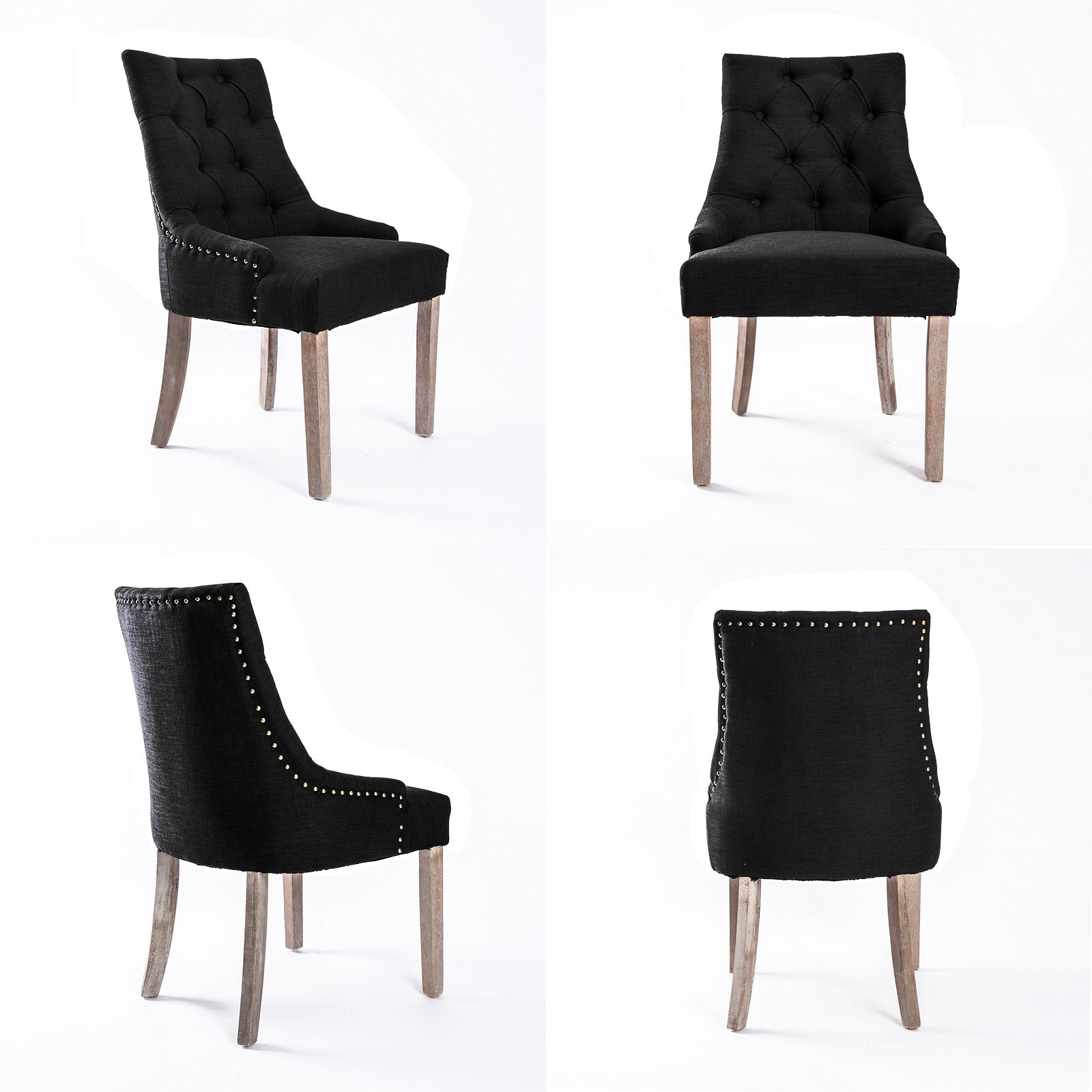 Elegant Upholstered French Provincial Dining Chair, La Bella