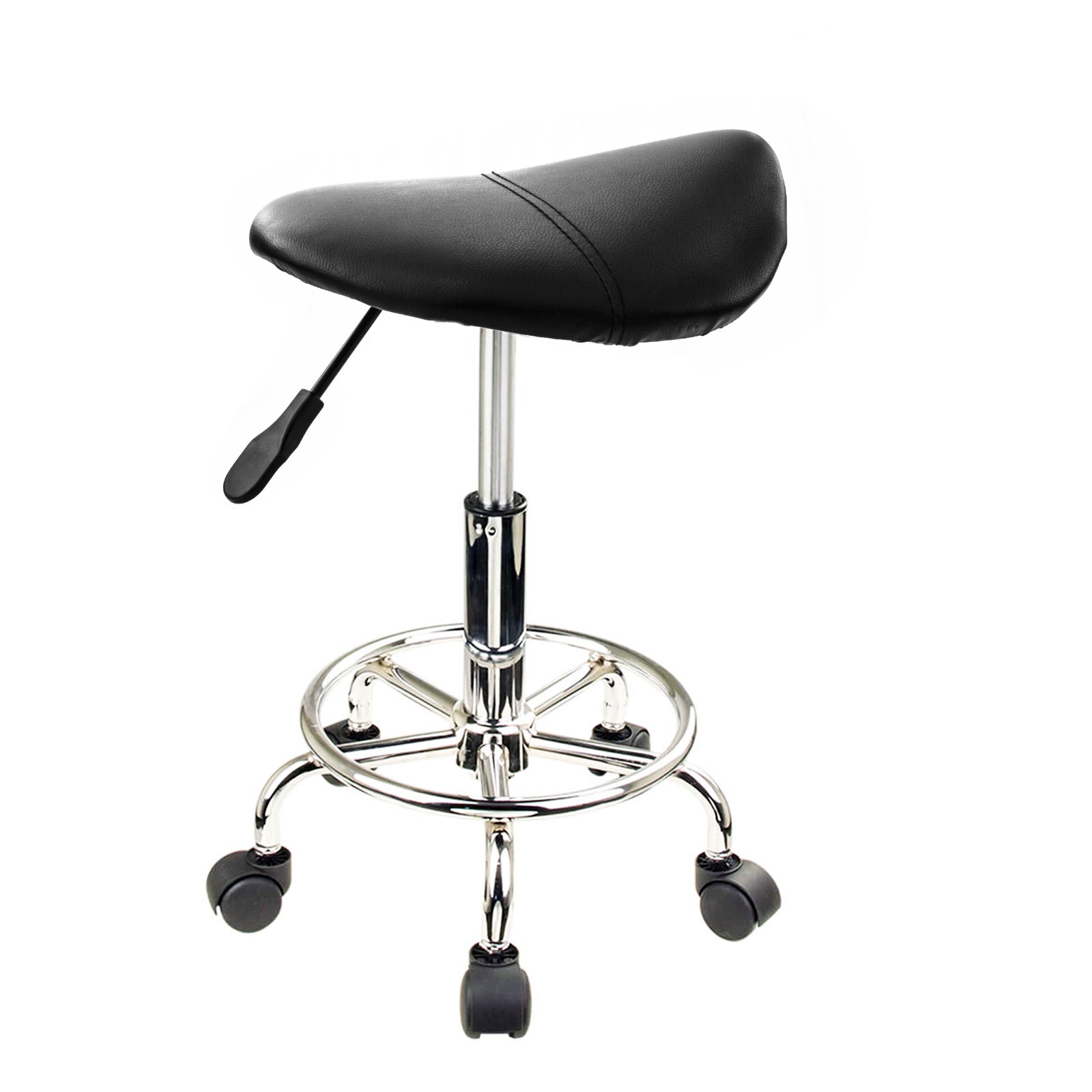 Hydraulic Swivel Saddle Barber Stools, 2X Set - Forever Beauty