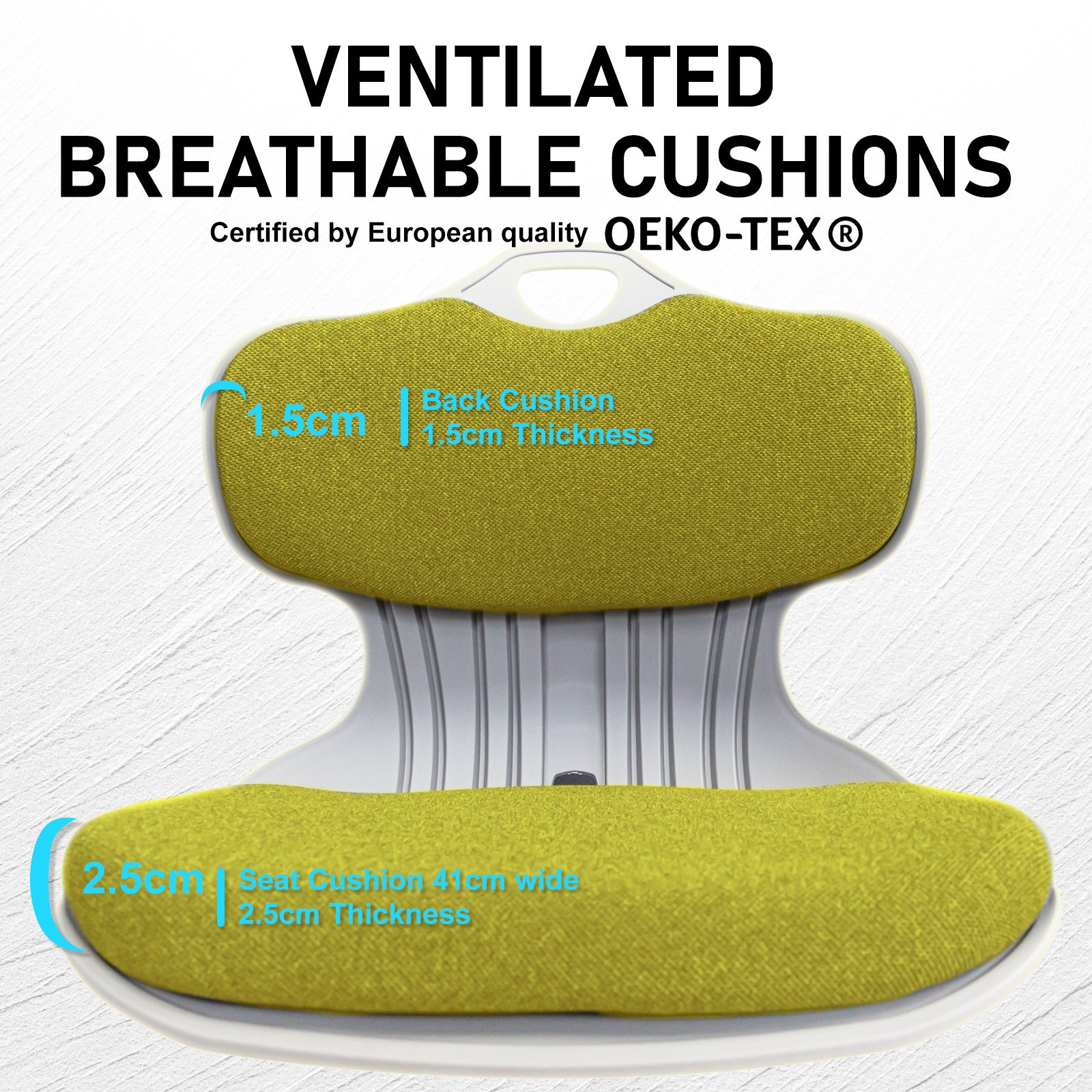 Ergonomic Posture Correction Chair with Ventilated Cushions - SAMGONG