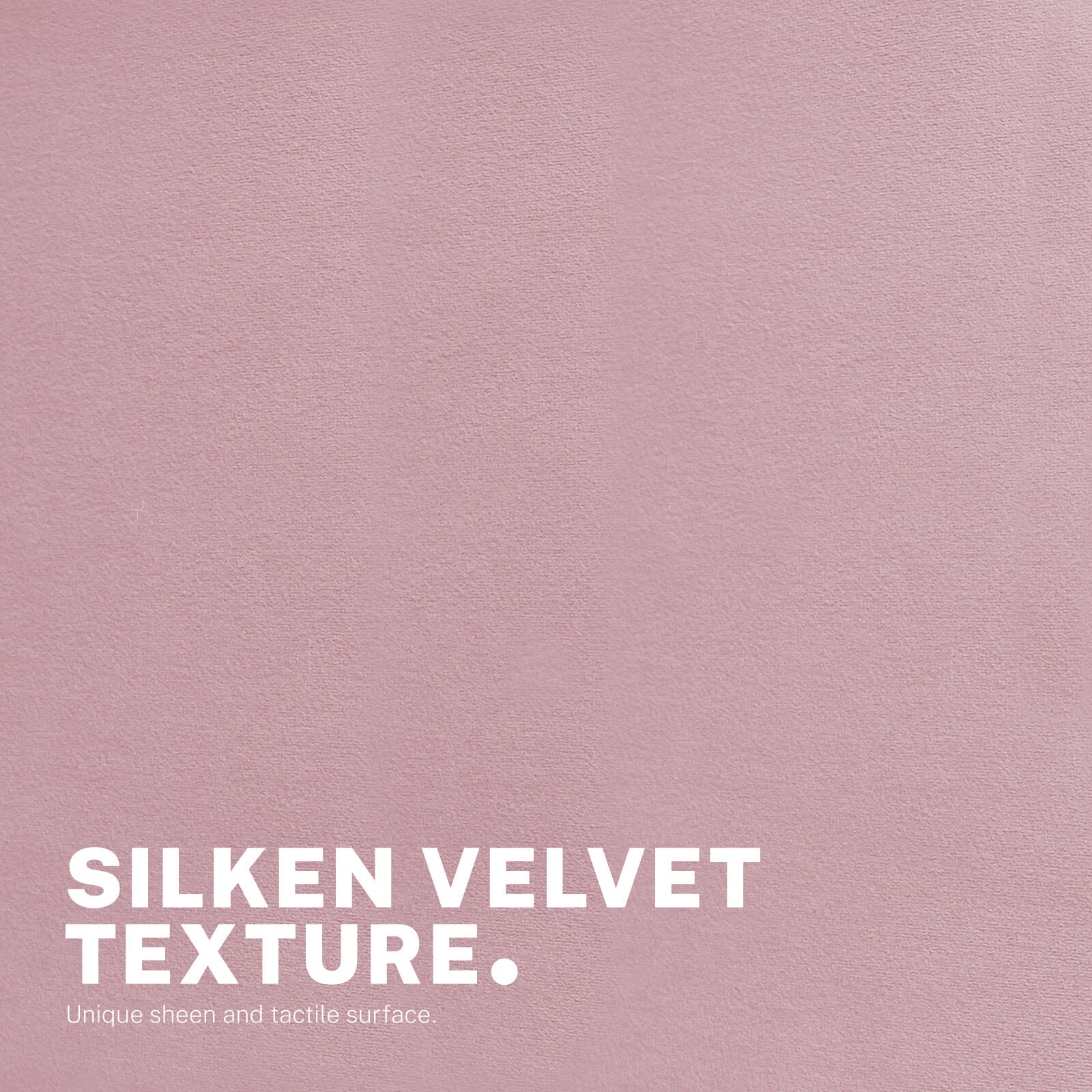 Office Desk Chair - Velvet Armless Swivel Study Seat OVOID PINK