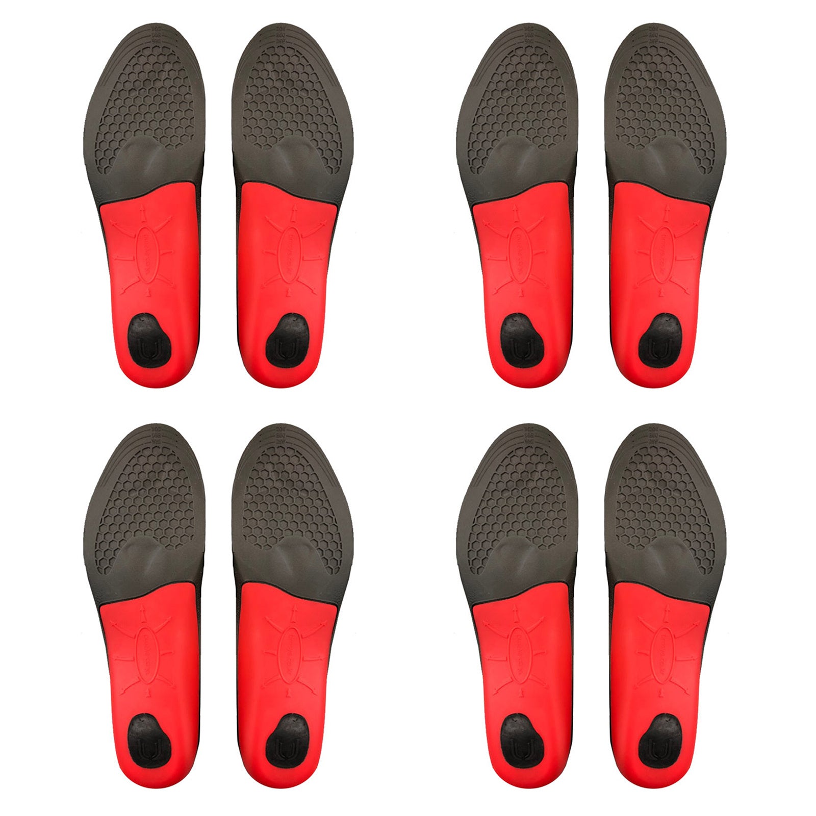 4X Pair Arch Support Insoles for All-Day Use - Bibal