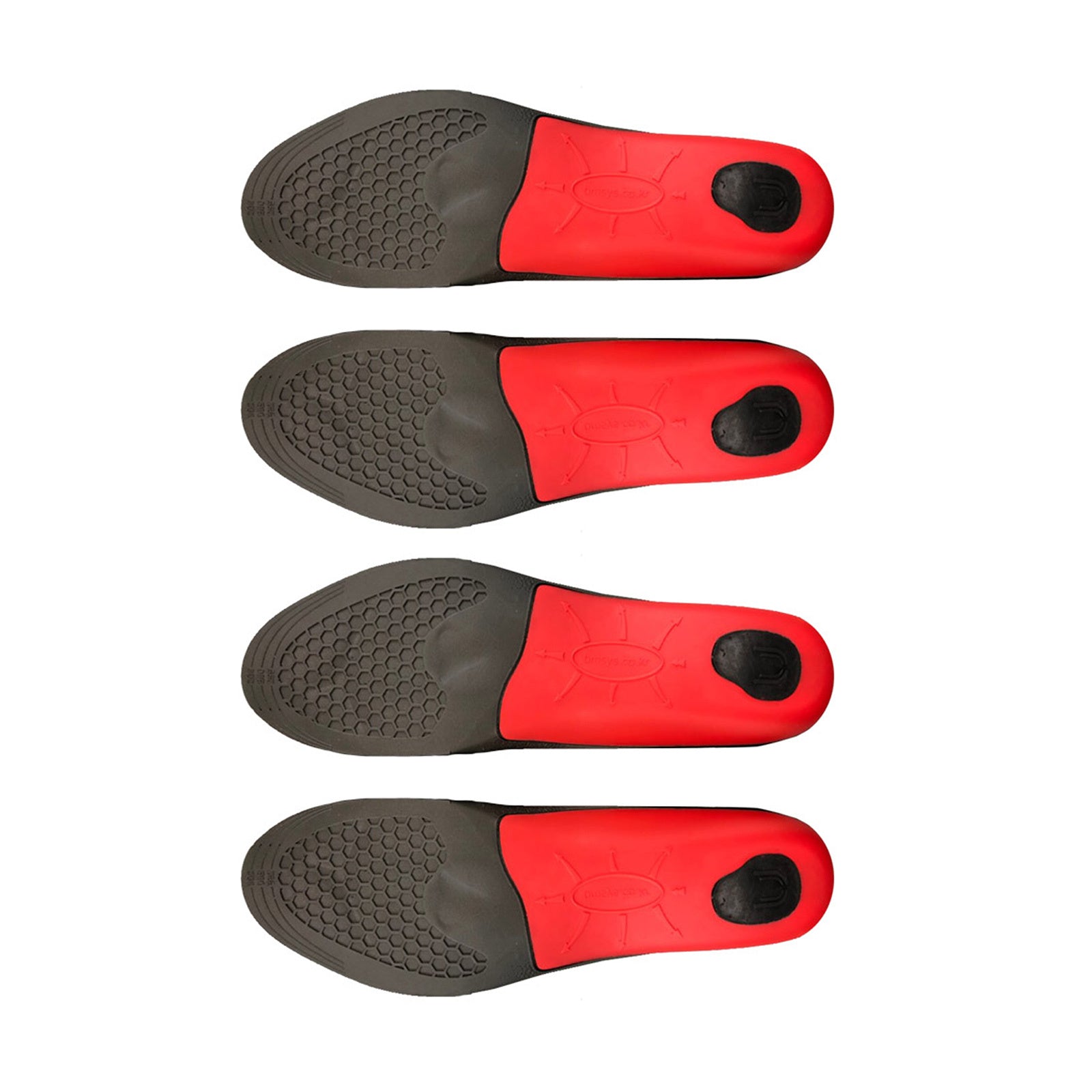 Urethane Arch Support Insoles 2X Pair Shoe Inserts S - Bibal