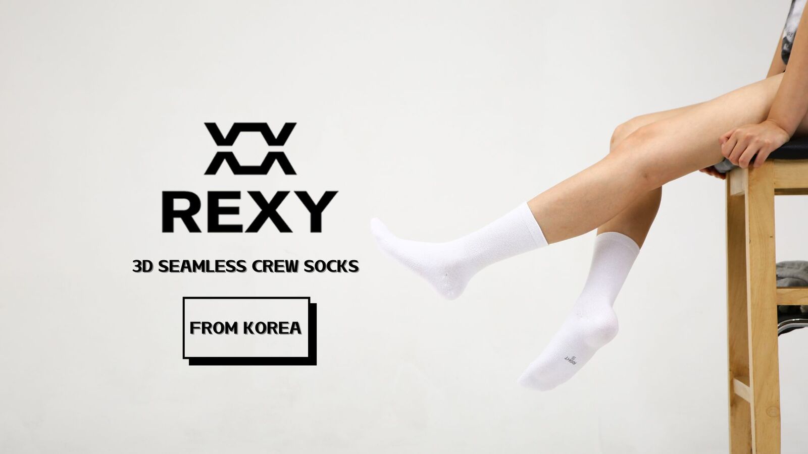 15X 3D Seamless Crew Socks, Breathable, Antimicrobial - Rexy