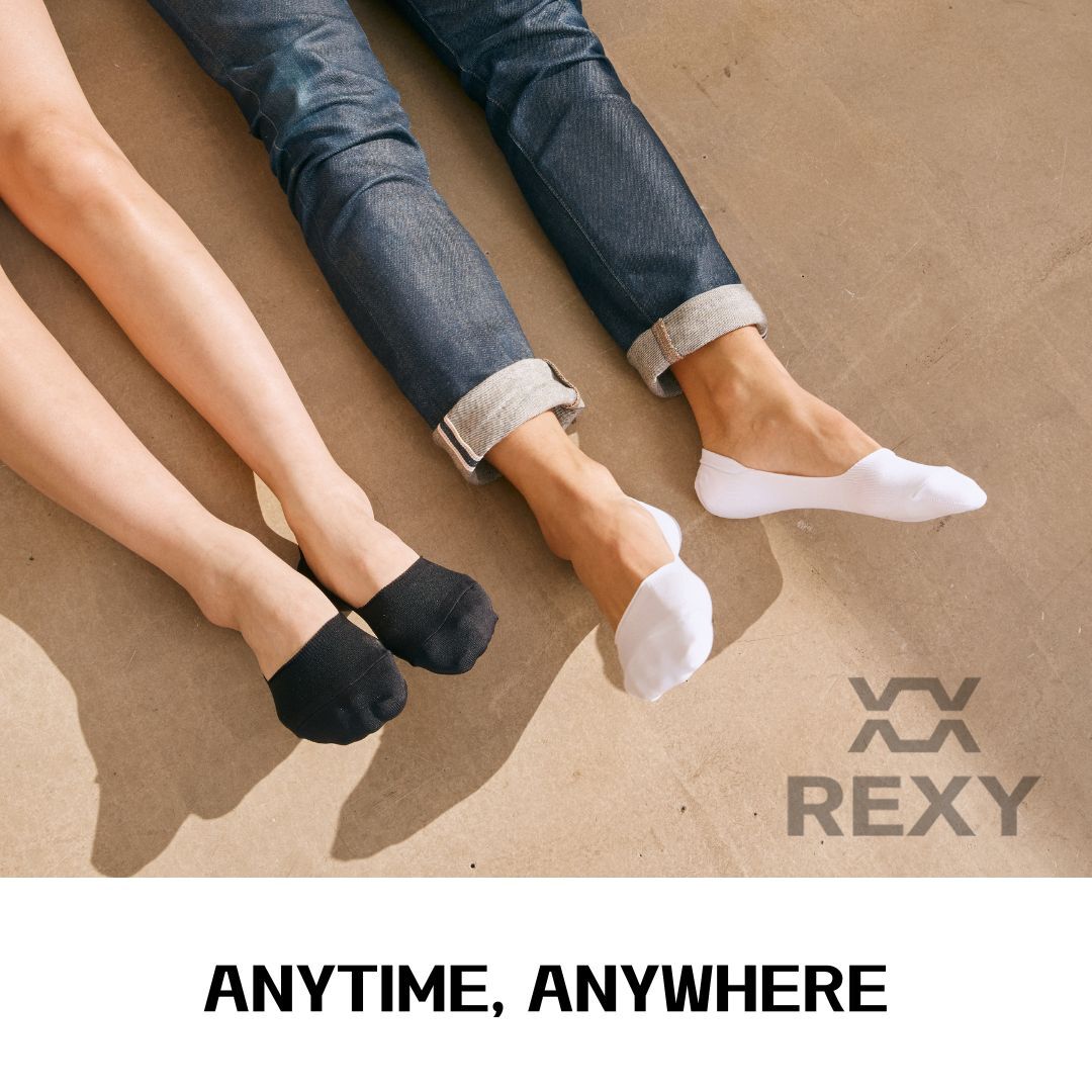 15X Small Daily No Show Sock - MULTI COLOUR	5X Rexy Daily No Show Ankle Socks Small Non-Slip Breath