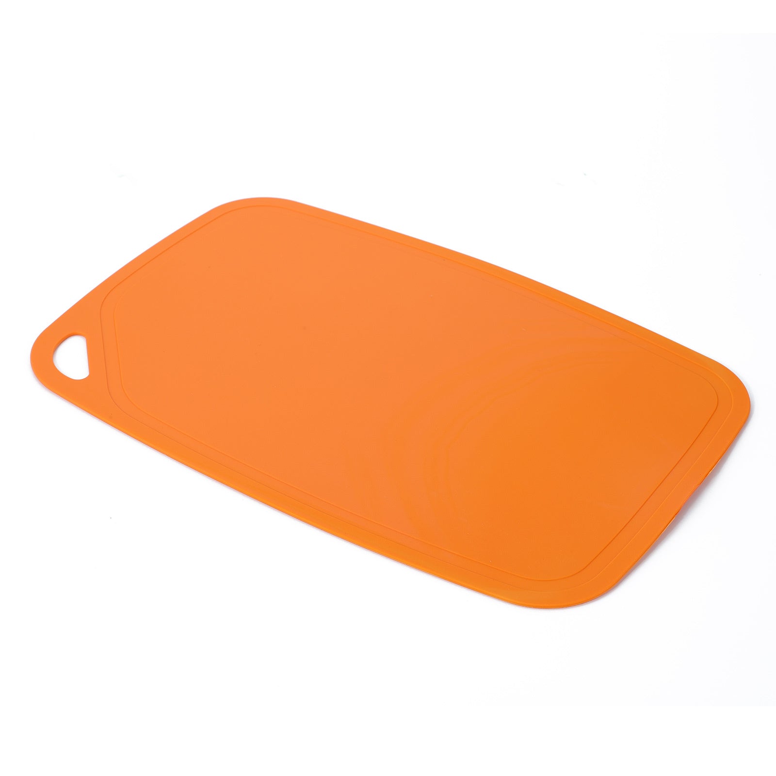 Antibacterial TPU Cutting Board, Dishwasher Safe, Orange - Ecosillee