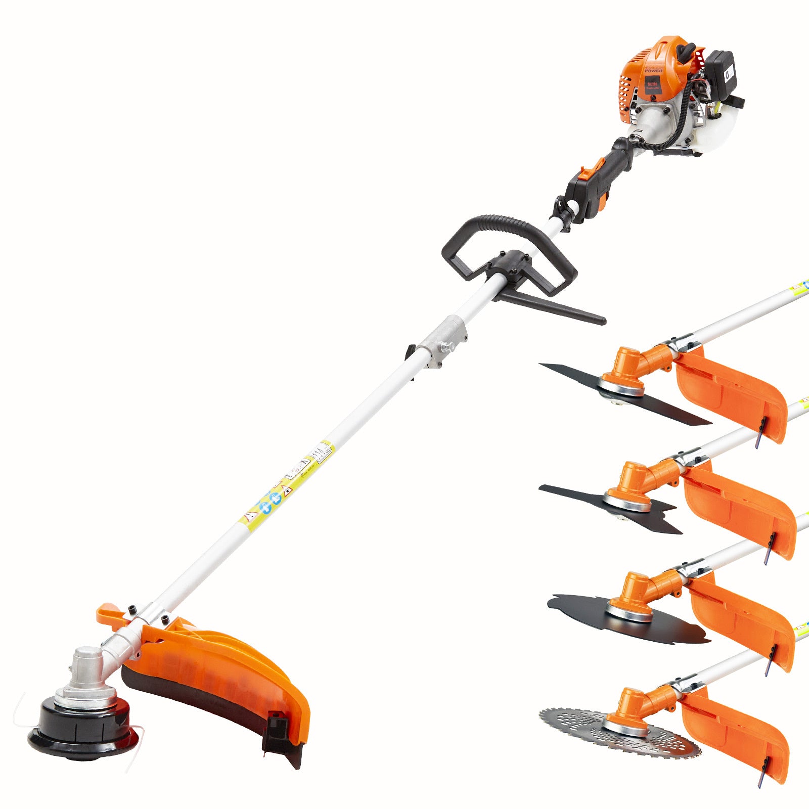 Lightweight Gas Brush Cutter 26cc, 5 Blades, 182cm - Dynamic Power