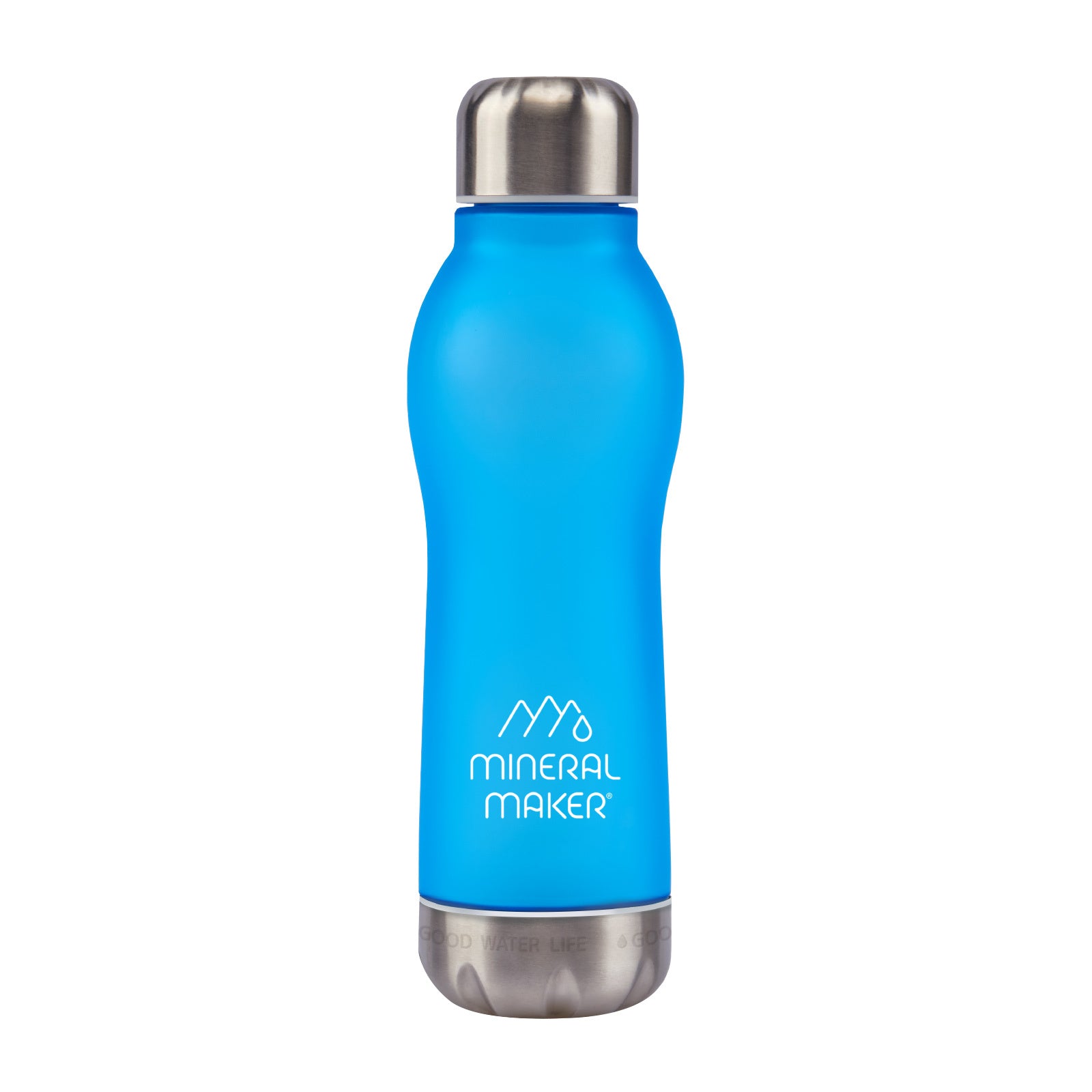 Magnesium Alkaline Water Bottle, BPA-Free, Blue - Mineral Maker