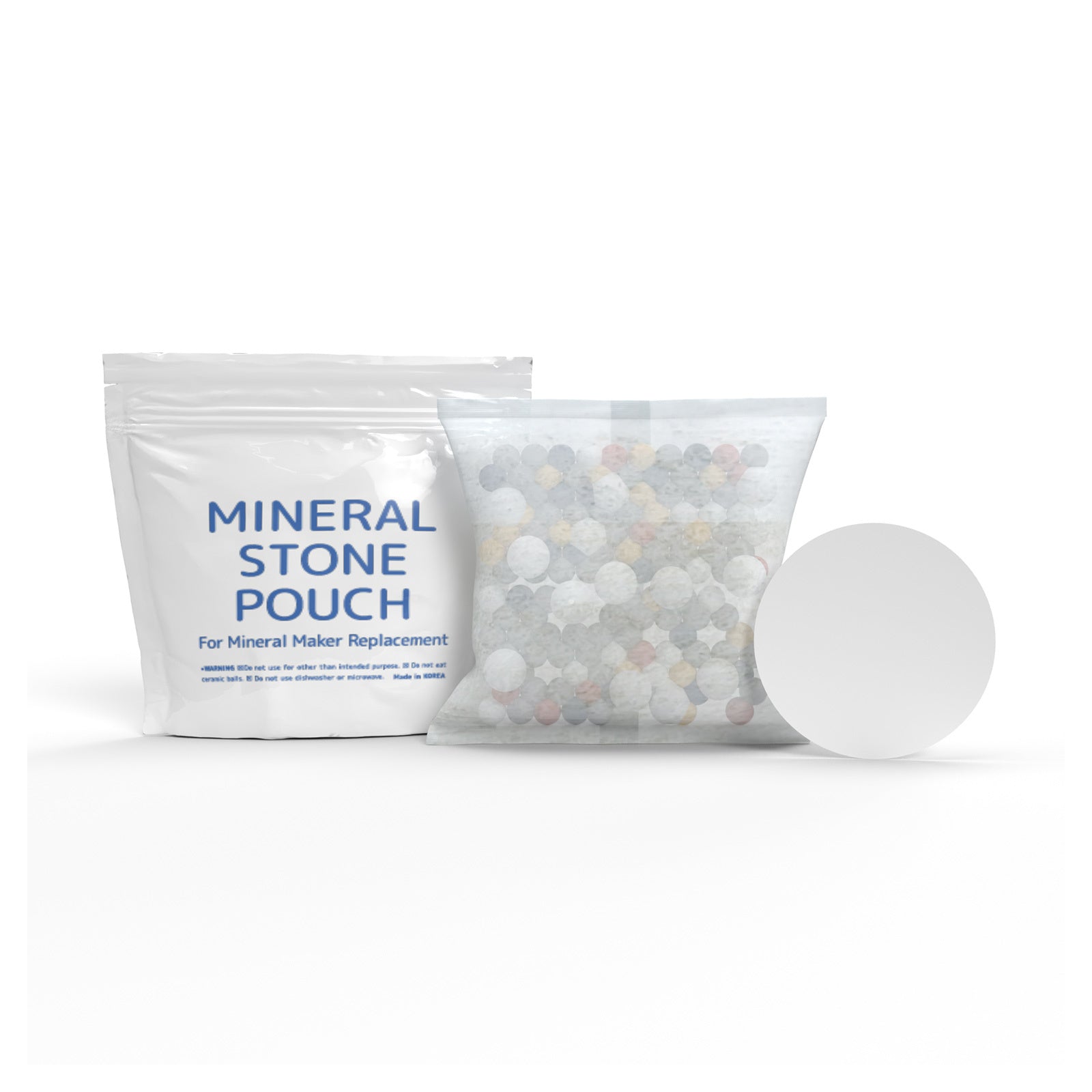 2X Alkaline Mineral Stone Pouch Water Filter - Mineral Maker