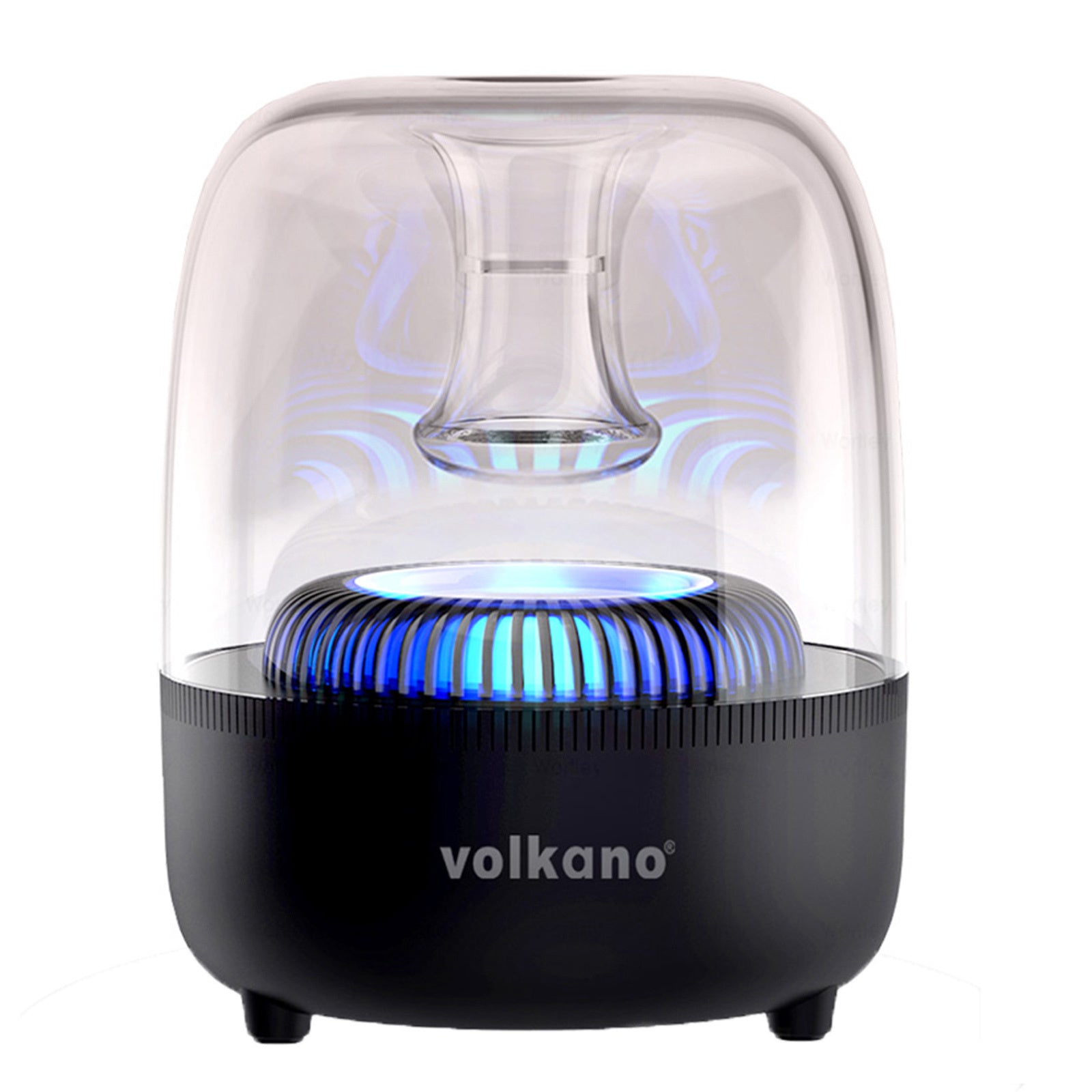 LED Bluetooth Stereo Speaker, TWS, FM, USB/TF/AUX, 2000mAh, Volkano