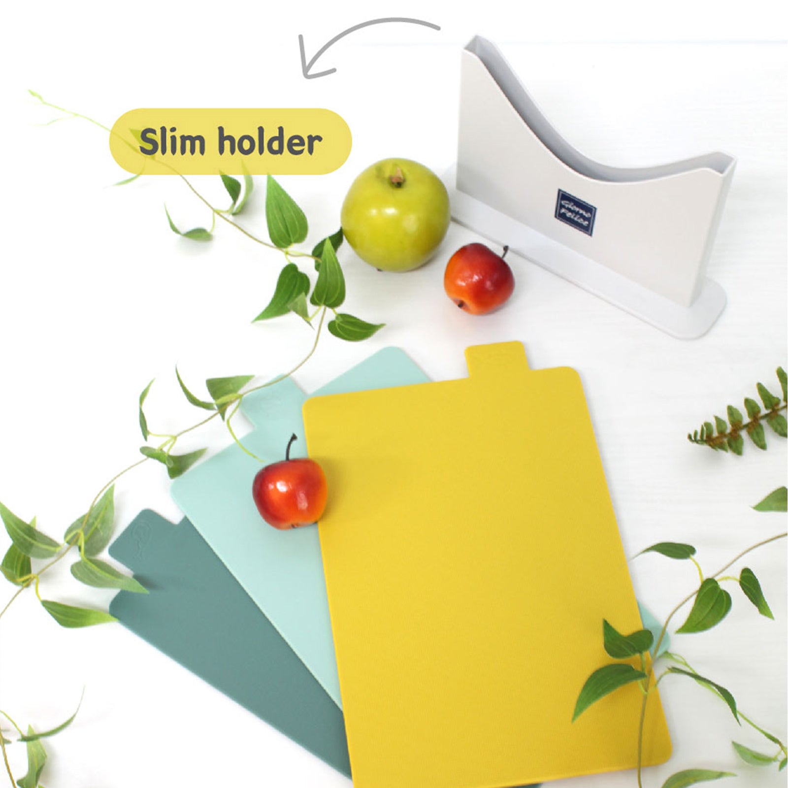 BPA-Free Hygienic Cutting Board Set with Holder | Giorno Felice