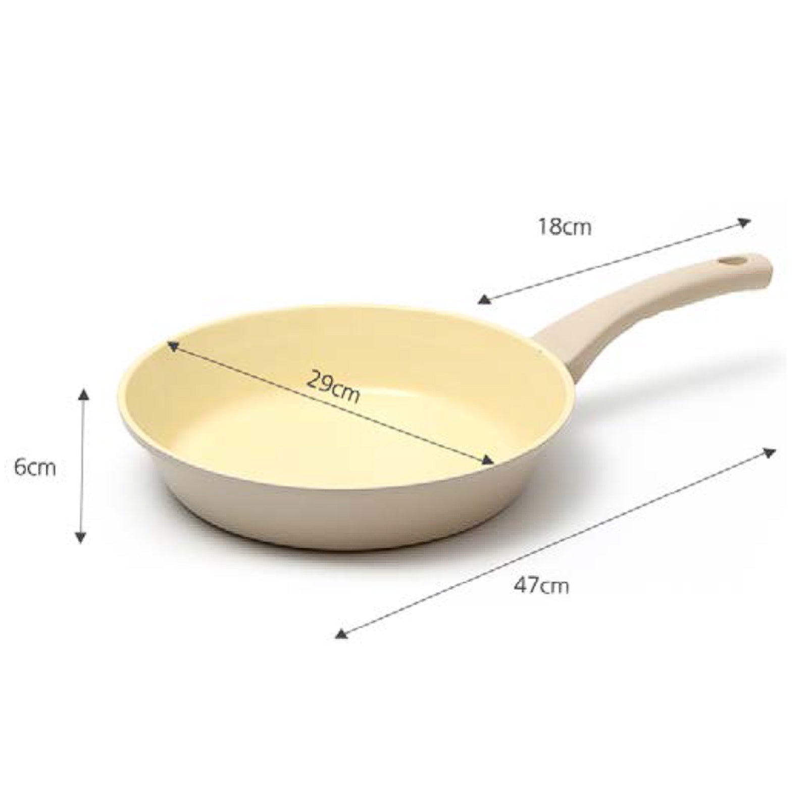 28cm Non-Stick Ceramic Frypan, Induction Safe - Giorno Felice