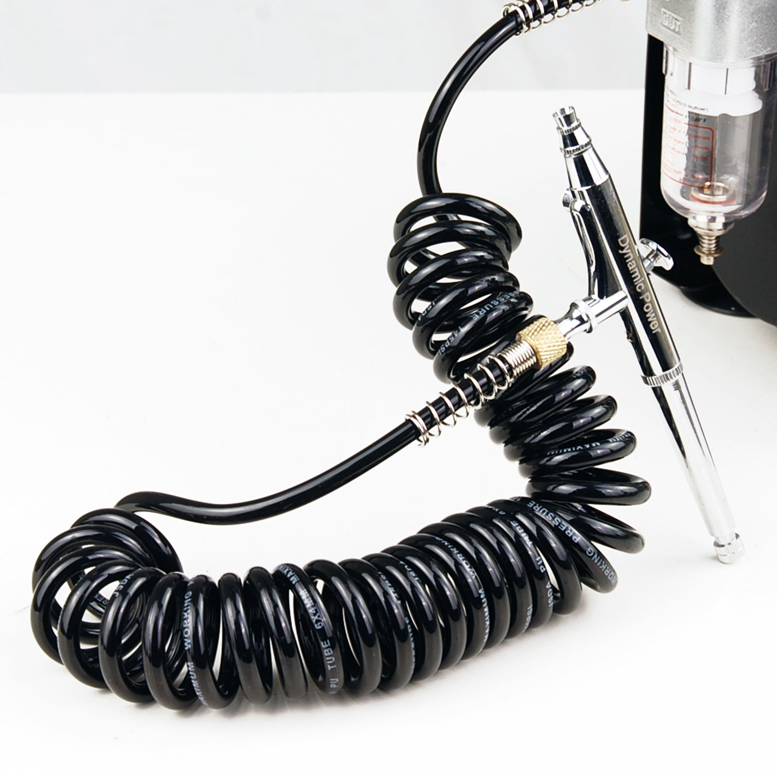 Flexible Retractable Air Brush Hose 1/8in 3M Set - Dynamic Power