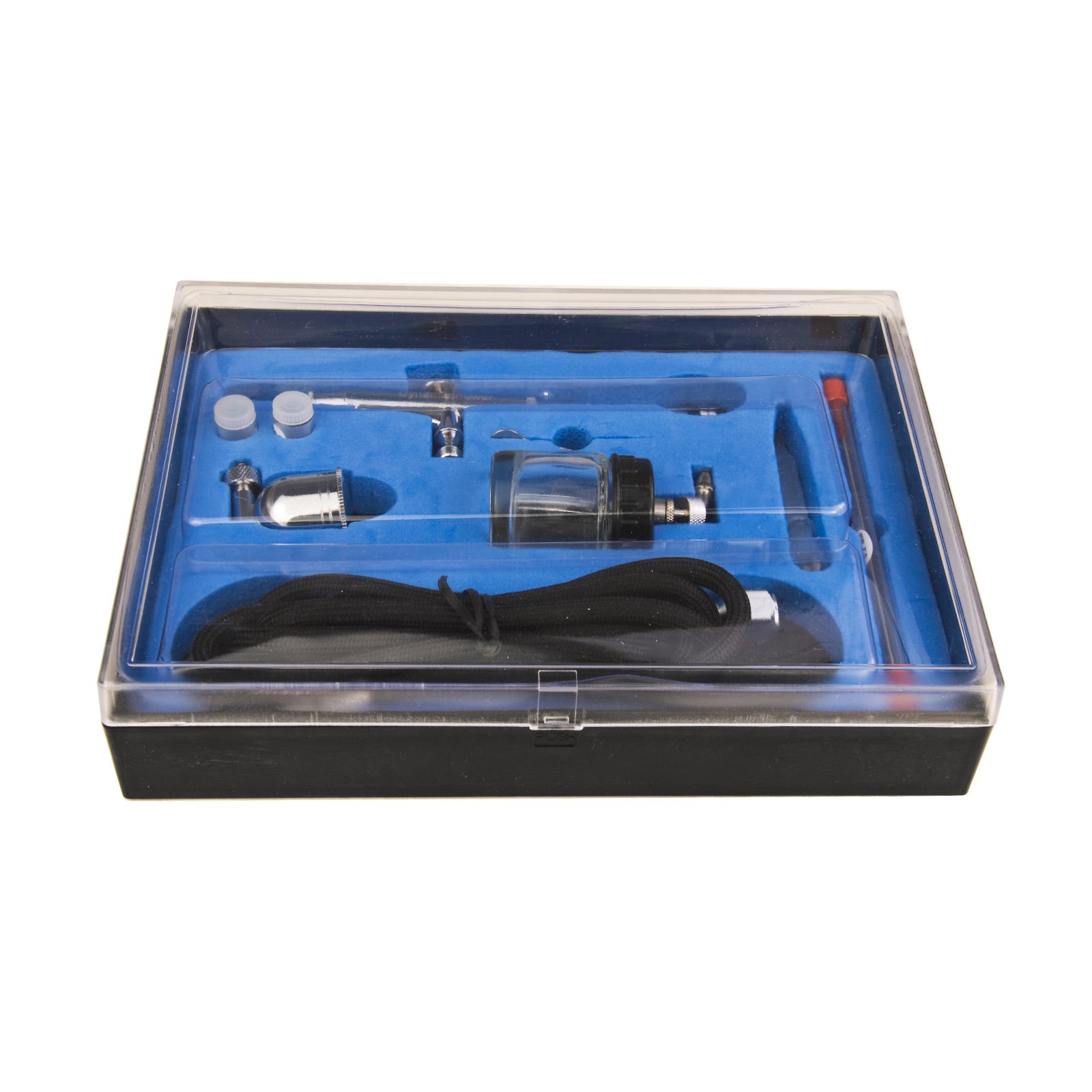 Dual Action Air Brush Kit, Multiple Nozzles, Hose - Dynamic Power