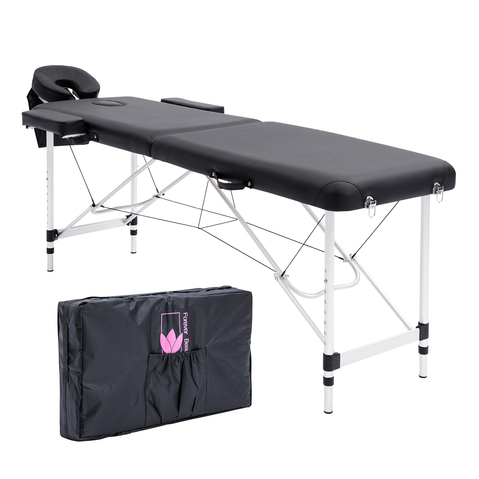 Lightweight Aluminium Portable Beauty Massage Table 55cm