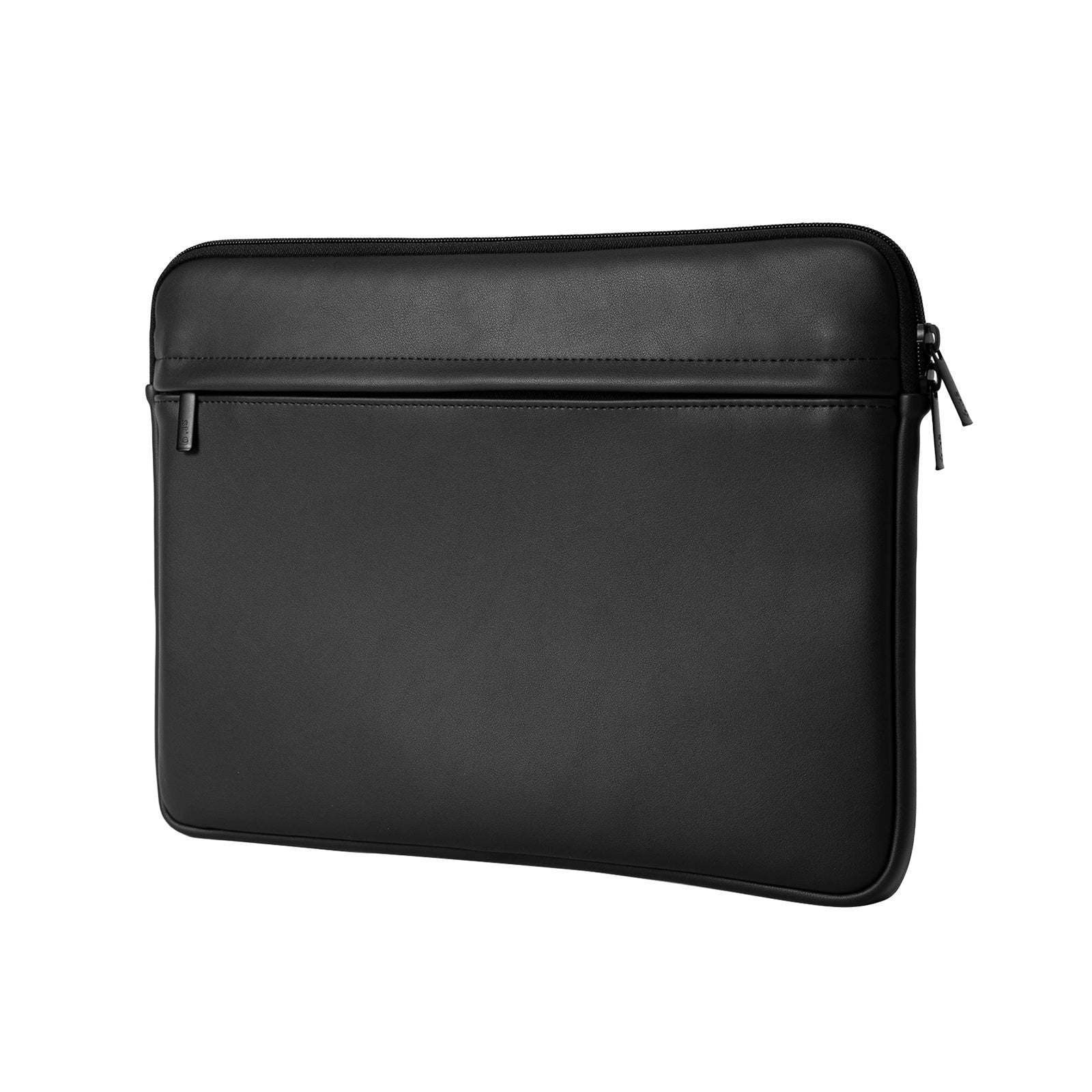 Water-Resistant 13" Laptop Sleeve PU Leather Black ST'9