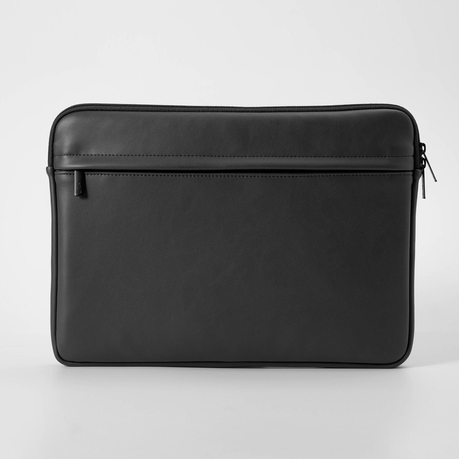 Water-Resistant 13" Laptop Sleeve PU Leather Black ST'9