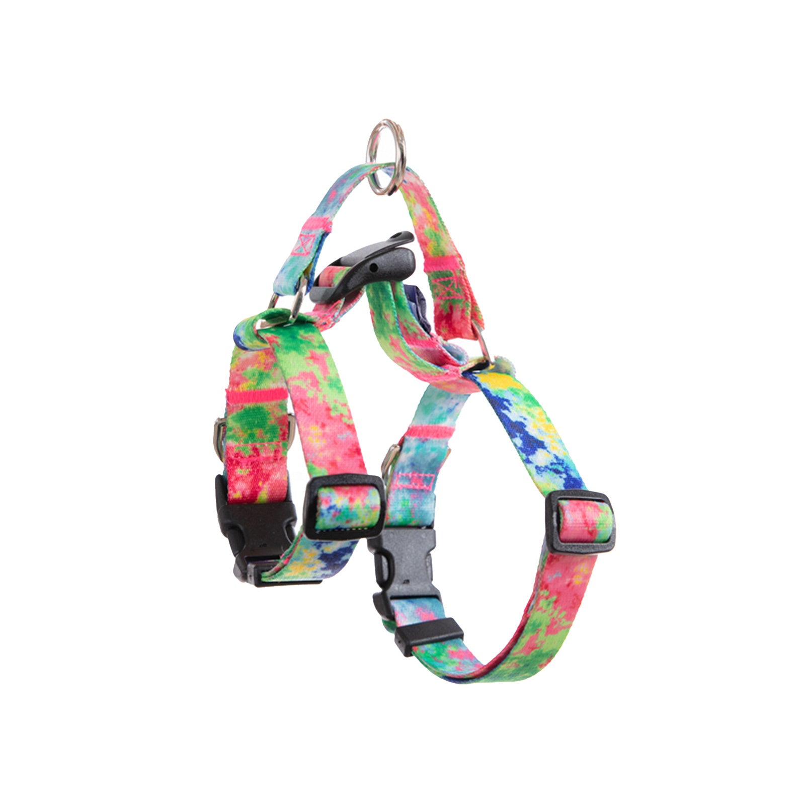 Double-Lined Adjustable No-Pull Dog Harness S Sweet Green