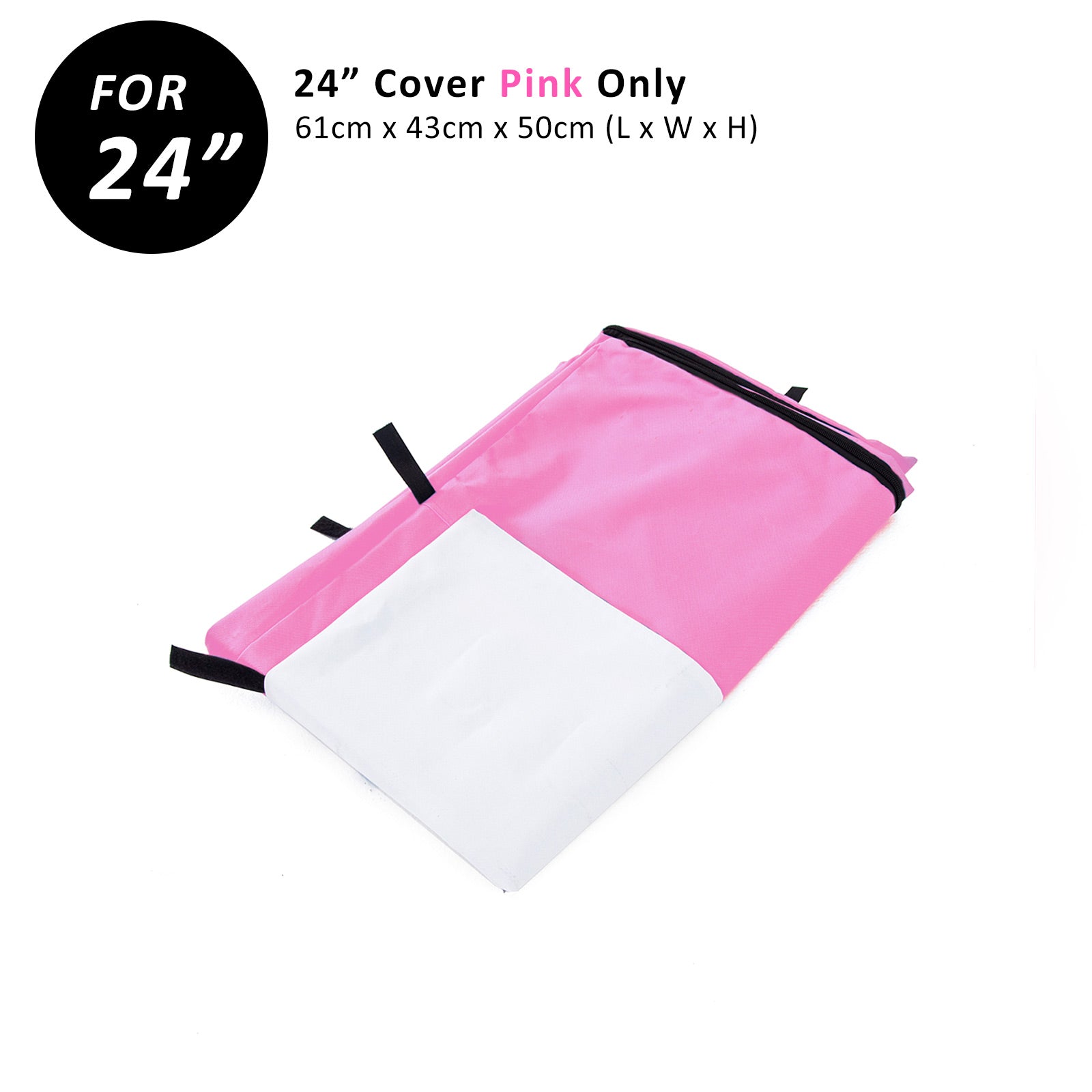 Waterproof Pink Dog Crate Cover, Windproof 24in - Paw Mate