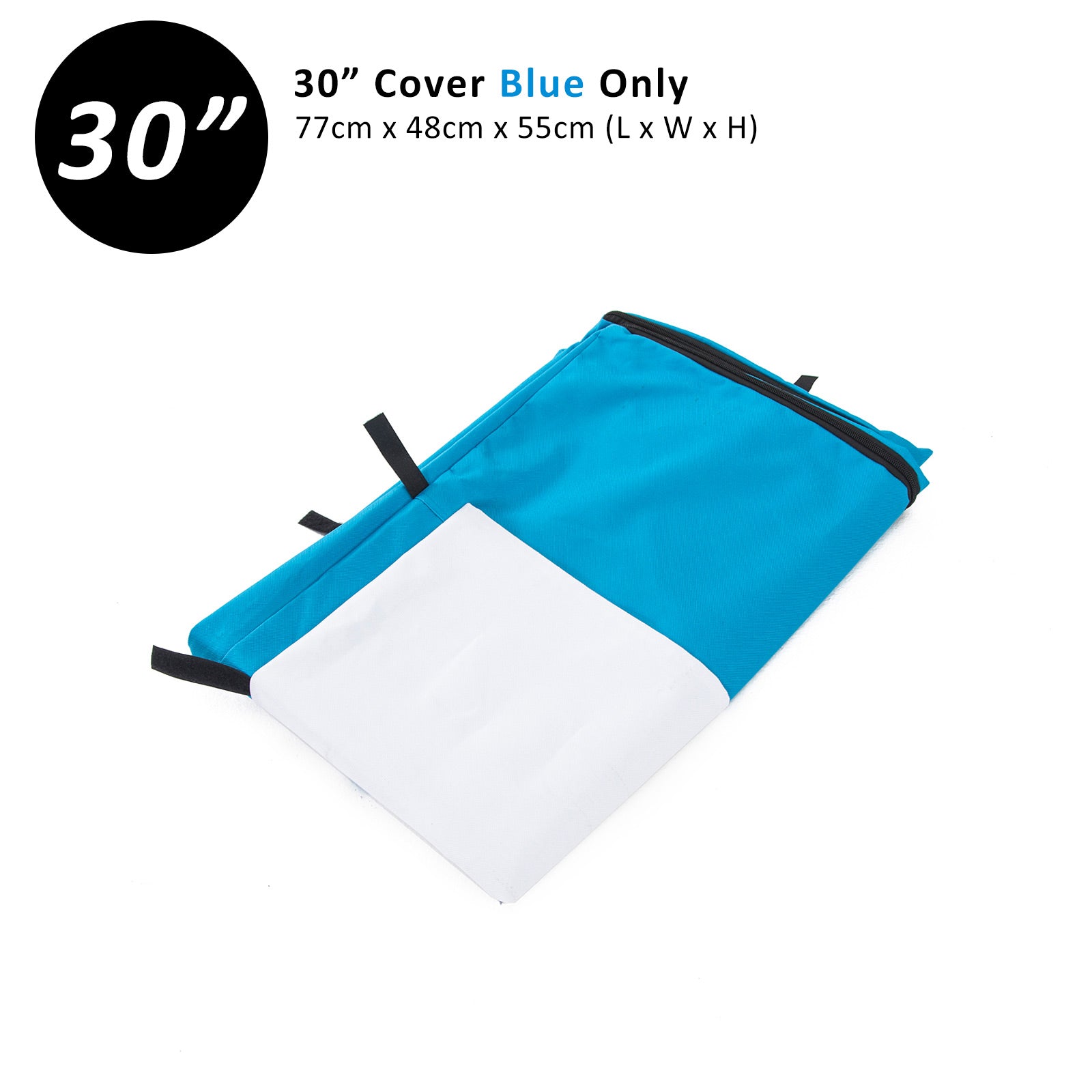 Waterproof Dog Crate Cover, 30in Canvas, Blue - Paw Mate