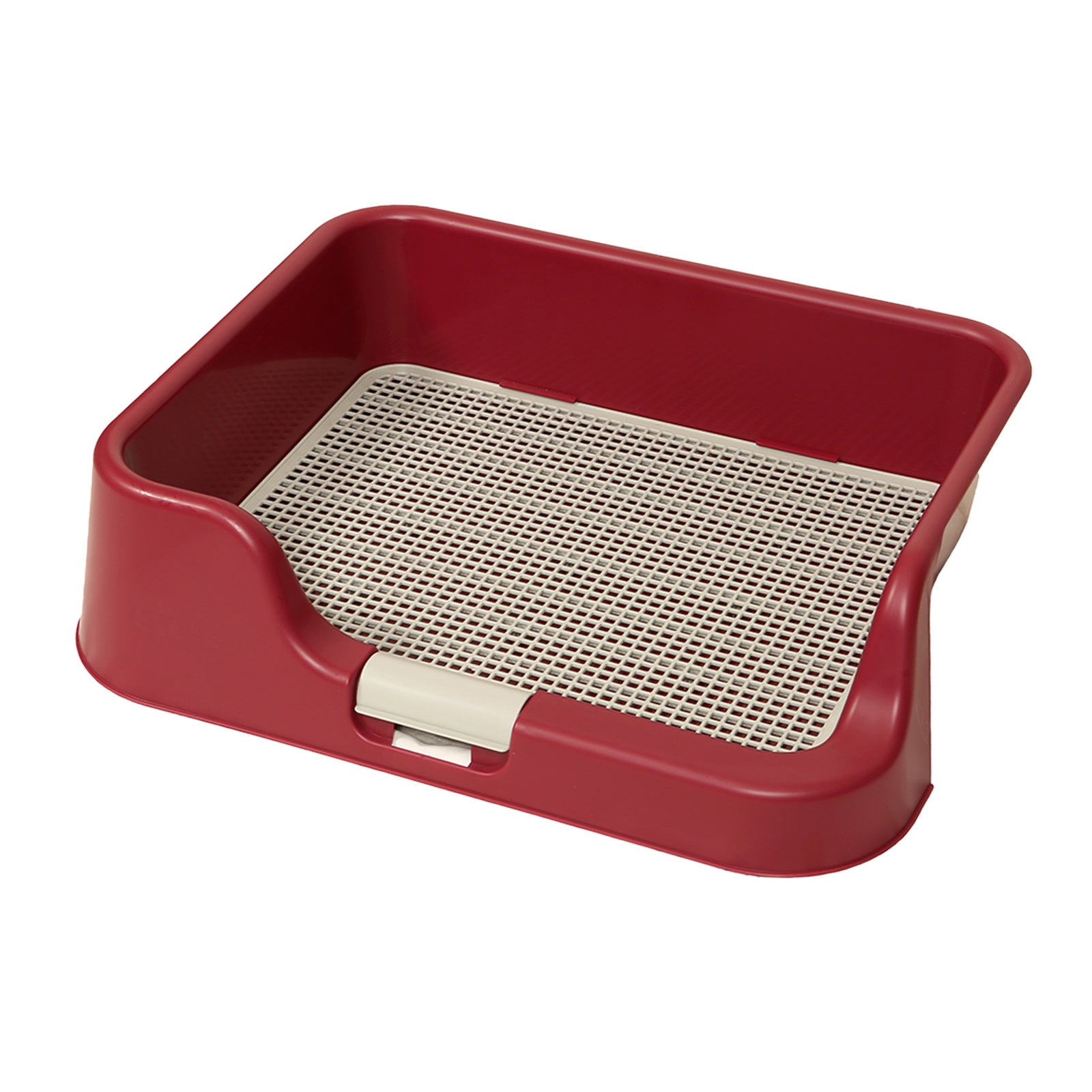 Leak-Proof Dog Pet Potty Tray, Raised Walls, Mesh - PS Korea