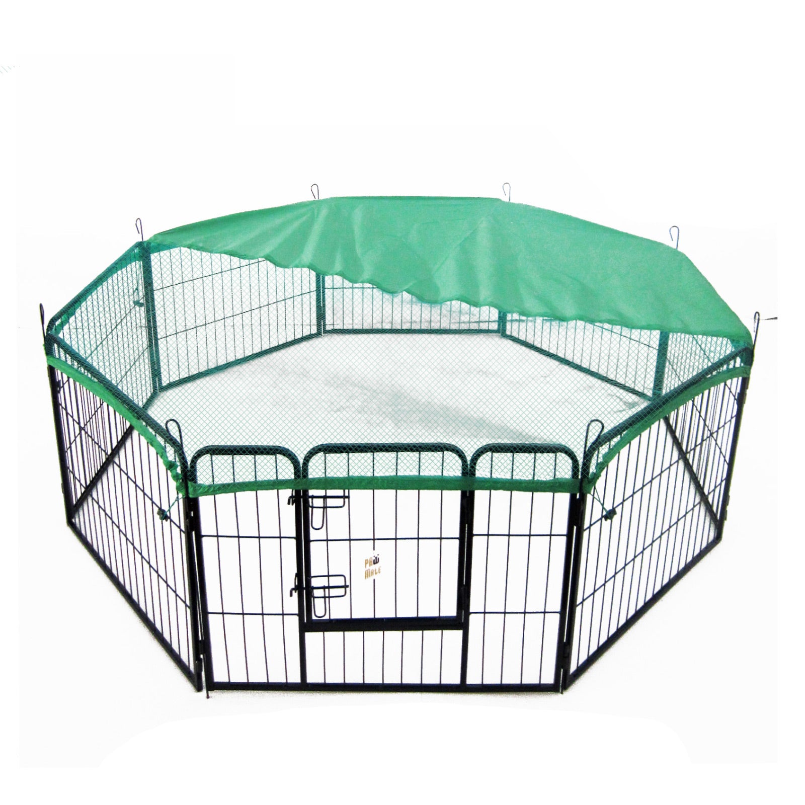 Heavy Duty Foldable Dog Playpen, 8 Panels, 32in with Cover