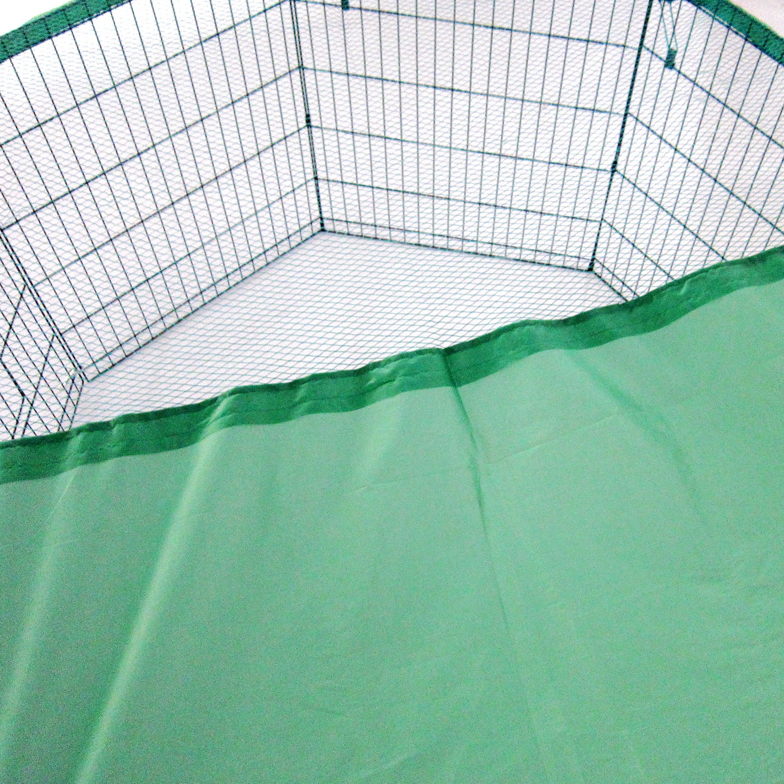 Green Net Cover for 42in Pet Playpen, Dog Cage - Paw Mate