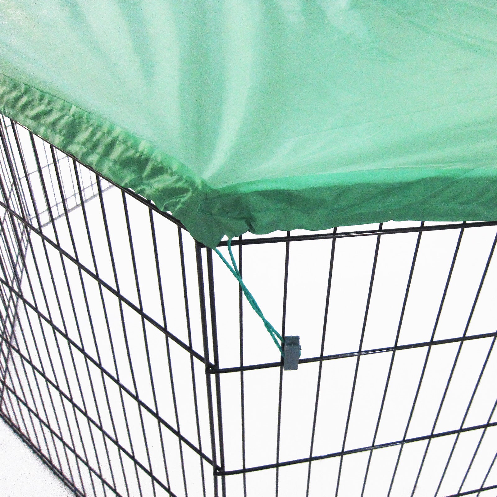 Green Net Cover for 42in Pet Playpen, Dog Cage - Paw Mate