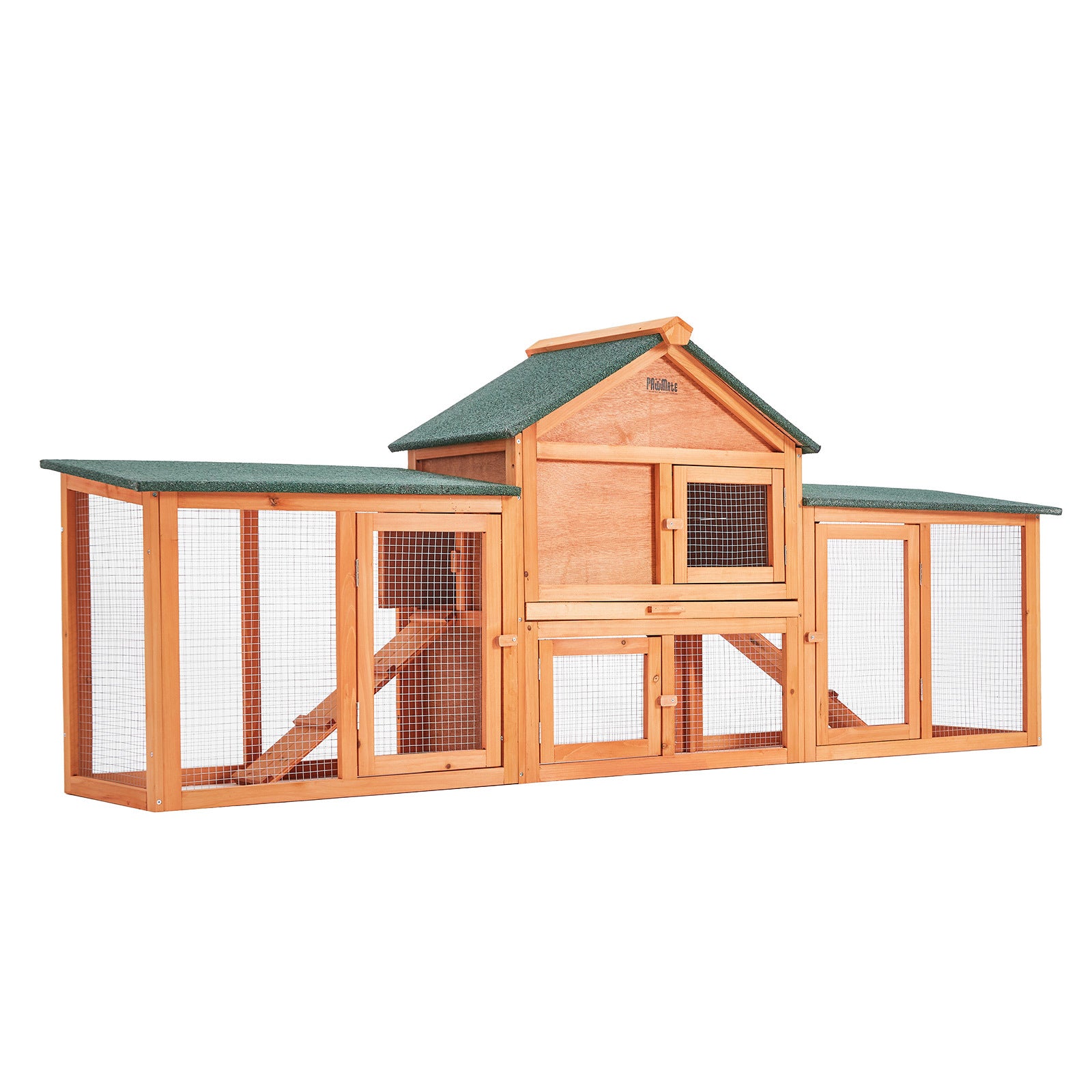 Large 2-Storey Rabbit Hutch Chicken Coop, Weatherproof, PawMate