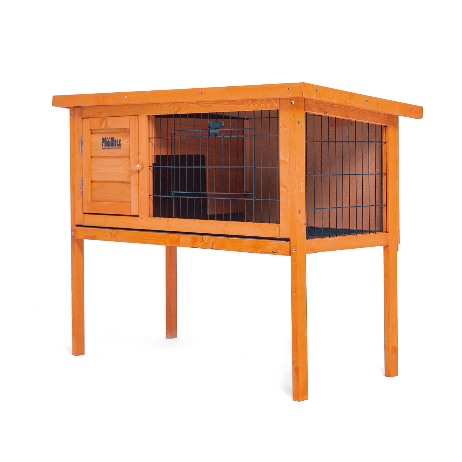 Non-Toxic Rabbit Hutch Chicken Coop, Waterproof Roof, PawMate