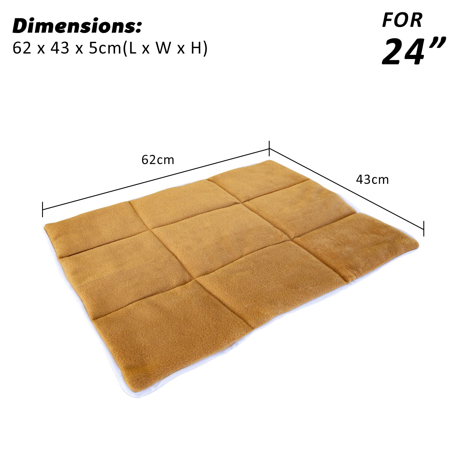 Durable Folding Dog Crate, Double Door, Tray + Mat - Paw Mate