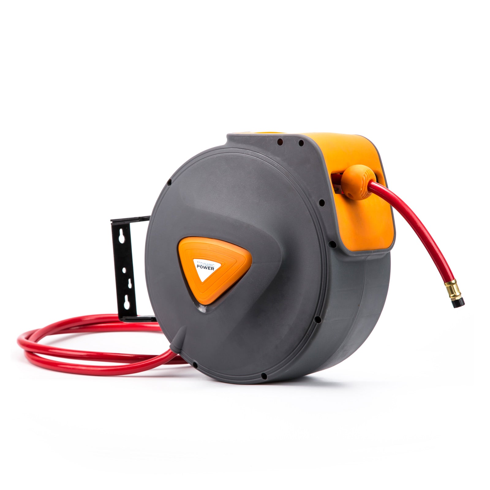 Heavy Duty Retractable Air Hose Reel 20m PVC, 180° Swivel