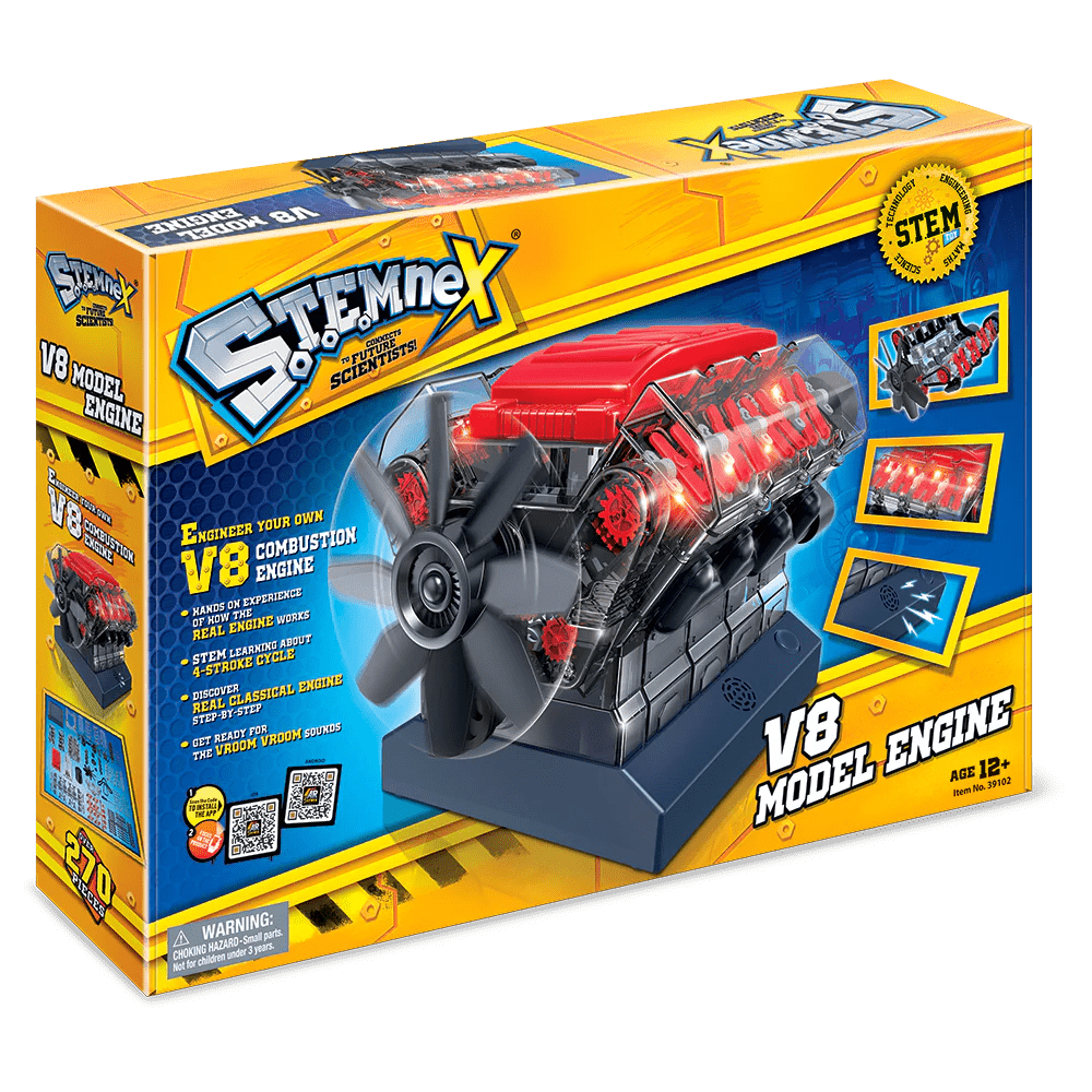 Stemnex Amazing V8 Model Engine STEM Toy Build Your Own Educational Construction Kit