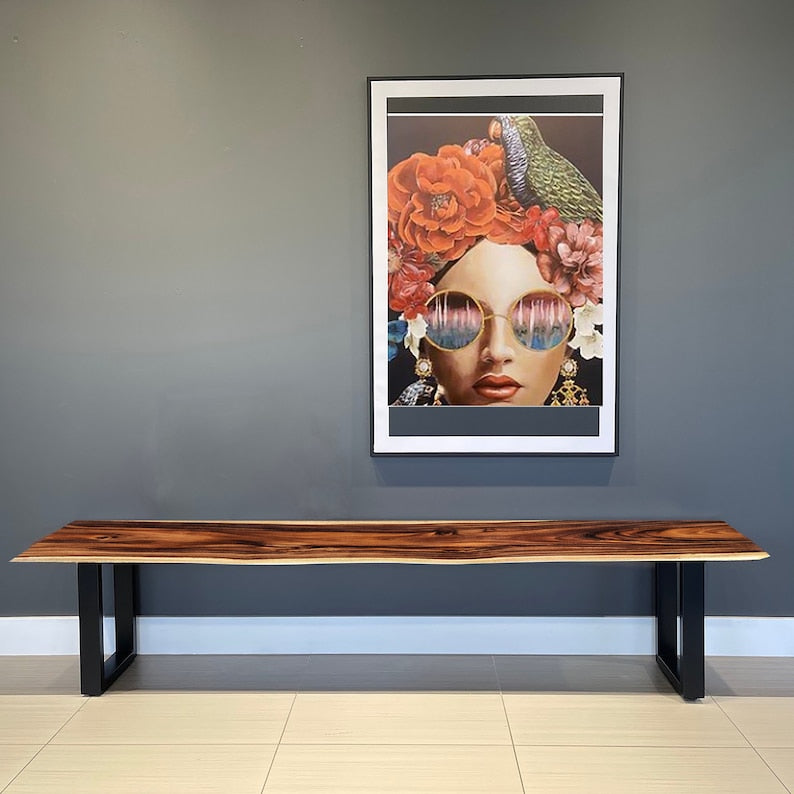 Rustic Acacia Wood Bench, Hallway Table, Tablua Australia