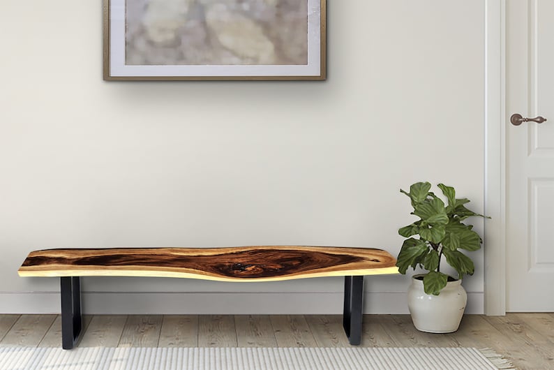 Rustic Raintree Wood Bench or Console Table, 180cm