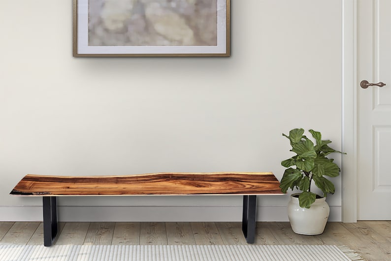 Rustic Raintree Wood Bench or Console Table, 180cm