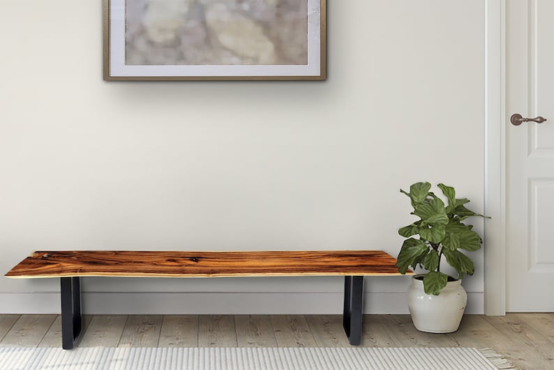 Rustic Raintree Wood Bench or Console Table, 180cm