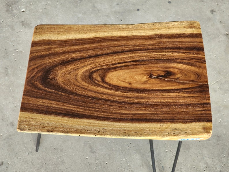 Eco-Friendly Live Edge Wooden Coffee Table, 40-50 cm