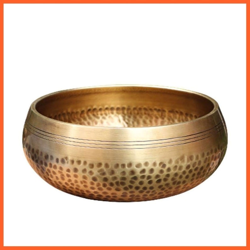 Hand-Hammered 5-Metal Nepalese Singing Bowl with Wand