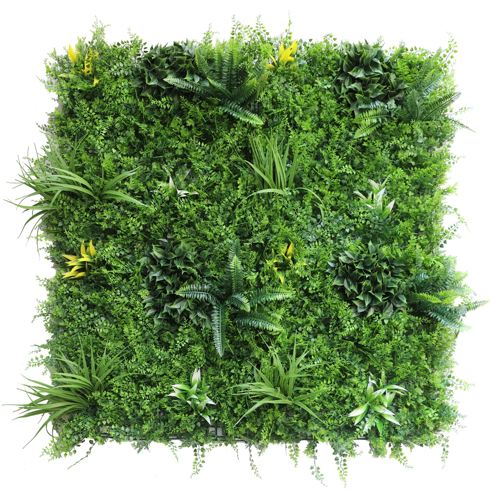 Realistic Artificial Wall Panels, UV-proof Foliage, 1 SQM