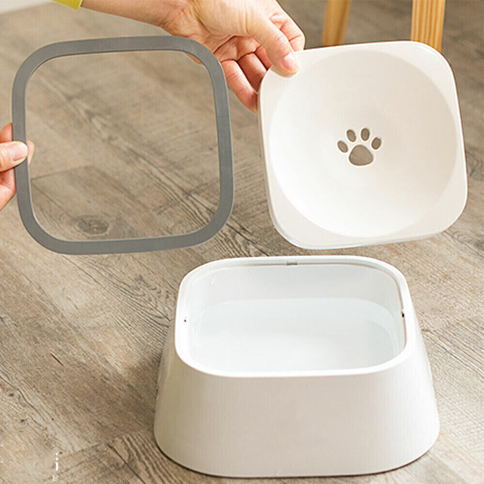 No Spill Slow Water Feeder Bowl, Anti-Slip, 1.5L - YES4PETS