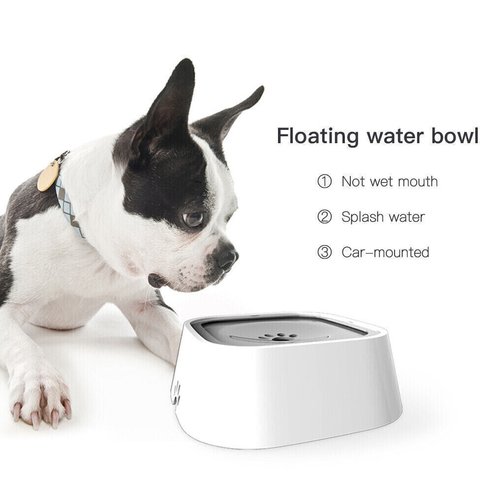 No Spill Slow Water Feeder Bowl, Anti-Slip, 1.5L - YES4PETS