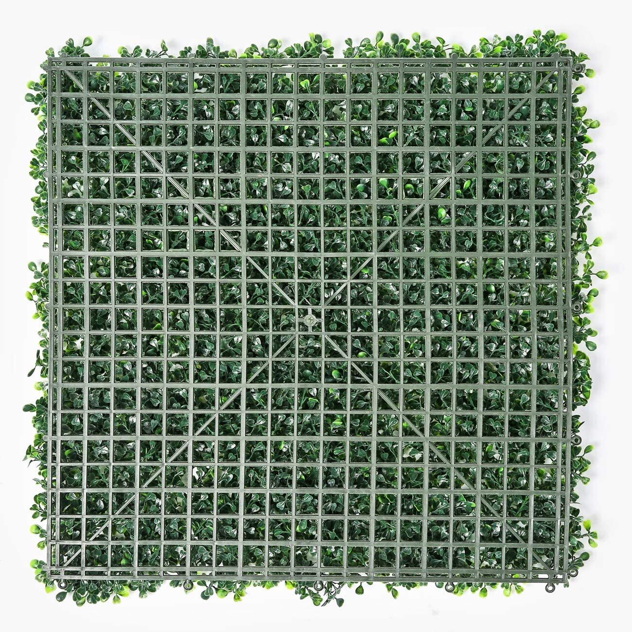 Realistic Artificial Grass Wall Panels UV Resistant - 12PCS